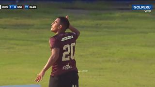 Gol de Alex Valera: Universitario empata 1-1 con Municipal | VIDEO