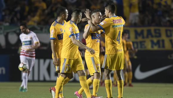 Tigres derrotó 3-1 a Herediano y clasificó a cuartos de final de la Concachampions. (Foto: Agencias)