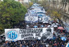 Manifestaciones en Argentina por el Día del Trabajador en contra del “ajuste” de Milei
