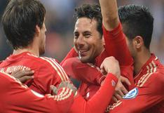 Claudio Pizarro será titular del Bayern en el partido contra el Borussia Dortmund