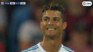 Real Madrid vs. Liverpool: Cristiano Ronaldo y el poderoso remate que asustó a los ingleses | VIDEO