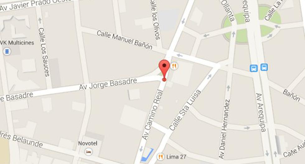Trágico accidente en edificio de la avenida Camino Real. (Foto: Google Maps)