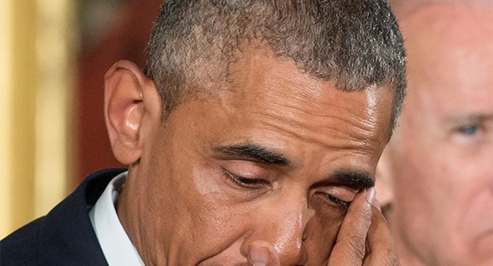 Barack Obama recordó entre lágrimas la matanza de 20 niños en Sandy Hook. (Foto: EFE)