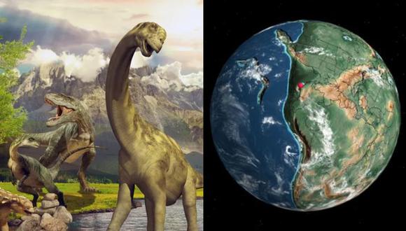 Mapa interactivo: ¿Donde se encontraba la ubicación de tu casa en la era de los dinosaurios?