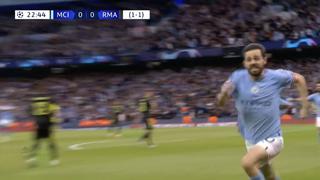Bernardo Silva pone el 1-0 de Manchester City vs. Real Madrid por Champions League | VIDEO