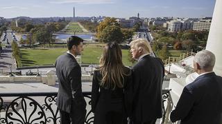 Trump visita el Congreso por primera vez como presidente electo