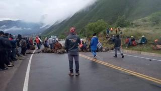 Cusco: manifestantes bloquean acceso a Machu Picchu y piden destitución del ministro de Desarrollo Agrario y Riego
