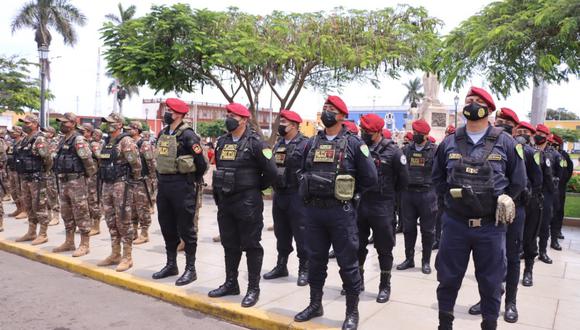 La Policía Nacional y las Fuerzas Armadas estarán a cargo del control interno en Trujillo y Pataz. (Foto: Agencias)