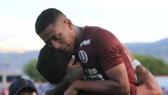 Andy Polo anotó el gol de la victoria (2-1) de Universitario sobre Ayacucho FC. (Foto: Liga de Fútbol Profesional)