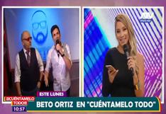 Beto Ortiz y Sofía Franco se vieron las caras tras haber discutido en vivo
