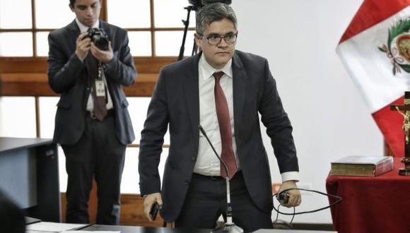El fiscal José Domingo Pérez leyó el testimonio de Jorge Yoshiyama Sasaki ante el juez Richard Concepción Carhuancho.
