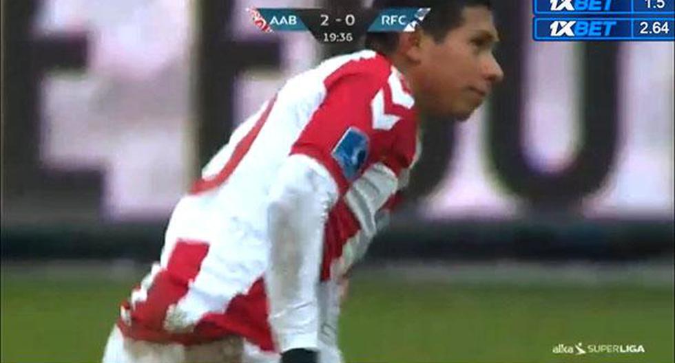 Edison Flores dio asistencia de gol con el Aalborg. (Video: YouTube)