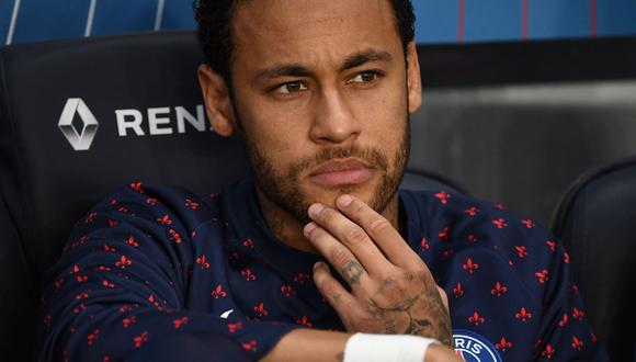 Neymar, de vuelta a la concentración del PSG, con su futuro en el aire. (Foto: AFP)