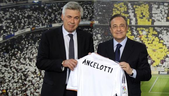 Real Madrid: Carlo Ancelotti no se irá, dice Florentino Pérez