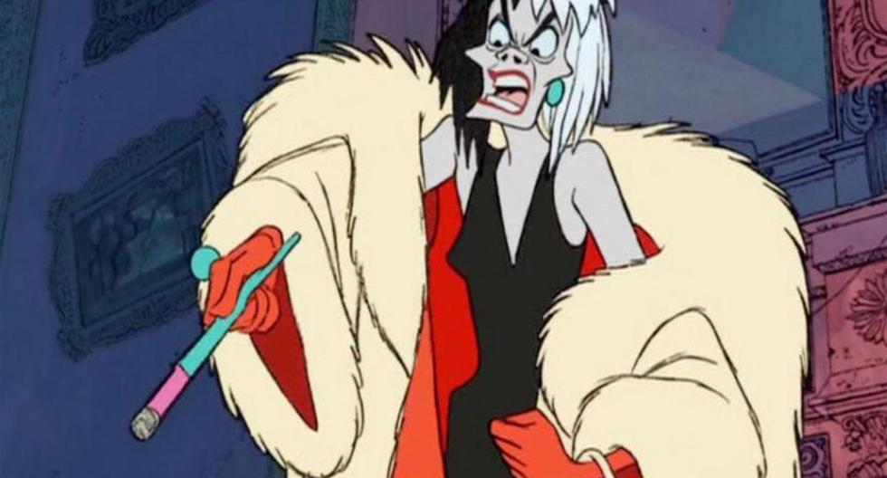 Cruella de Vil en el clásico animado '101 Dalmatians' (Foto: Disney)