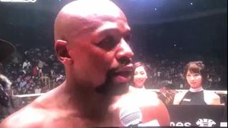 Floyd Mayweather tras noquear a Tenshin Nasukawa: "Eres el mejor, un gran campeón" | VIDEO