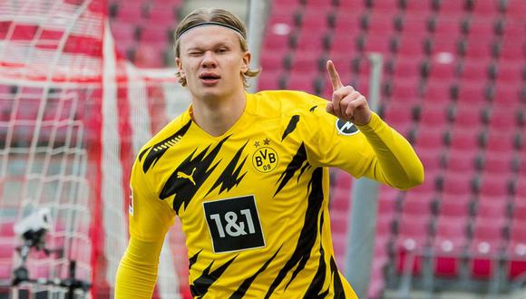 Haaland tiene contrato con el Borussia Dortmund hasta mita del 2024. (Foto: EFE)