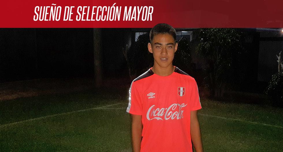 Mauricio Matzuda y sus anhelos de llegar a la Selección Mayor. (Foto: FPF)