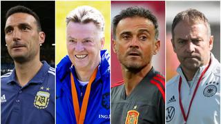 ¿Cómo llegarán los entrenadores de las 32 selecciones de Qatar 2022?