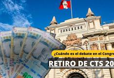 Retiro de CTS 2024 en Perú: Esta es la fecha oficial del debate en el Congreso 