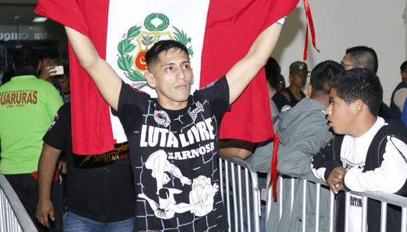 Marcos sumó su novena victoria consecutiva en las MMA. (Foto: Brenda Sotomayor)