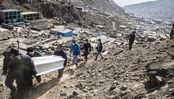 Cifras de decesos y contagios por COVID-19 en Perú sigue en aumento. Foto: AFP