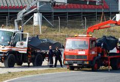 F1: Incidente en el test de Barcelona