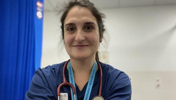 María Santomil, de 34 años, trabaja en el hospital de St. Mary's, en Londres, desde julio de 2014. (Foto: María Santomil)