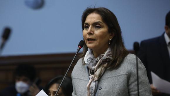 Patricia Juárez (Fuerza Popular) presentó una denuncia contra María Cordero en la Comisión de Ética. (Foto: Congreso)