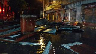 Iquitos: seis heridos y cuantiosos daños dejó lluvia torrencial