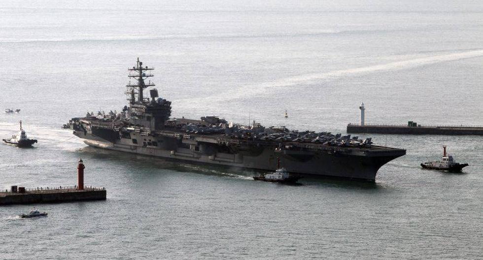 Este es el portaaviones USS Ronald Reagan (Foto: EFE)