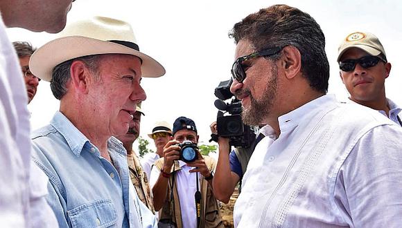 Juan Manuel Santos firm&oacute; a finales del a&ntilde;o pasado un acuerdo de paz con las Fuerzas Armadas Revolucionarias de Colombia (FARC). (Foto: AFP)