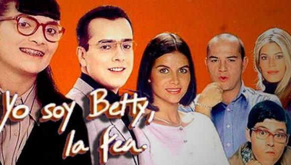 El elenco principal de "Betty, la fea", exitosa telenovela colombiana creada por Fernando Gaitán.