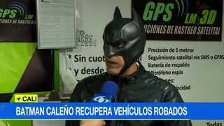 'Batman colombiano' recupera vehículos robados con ayuda de la Policía