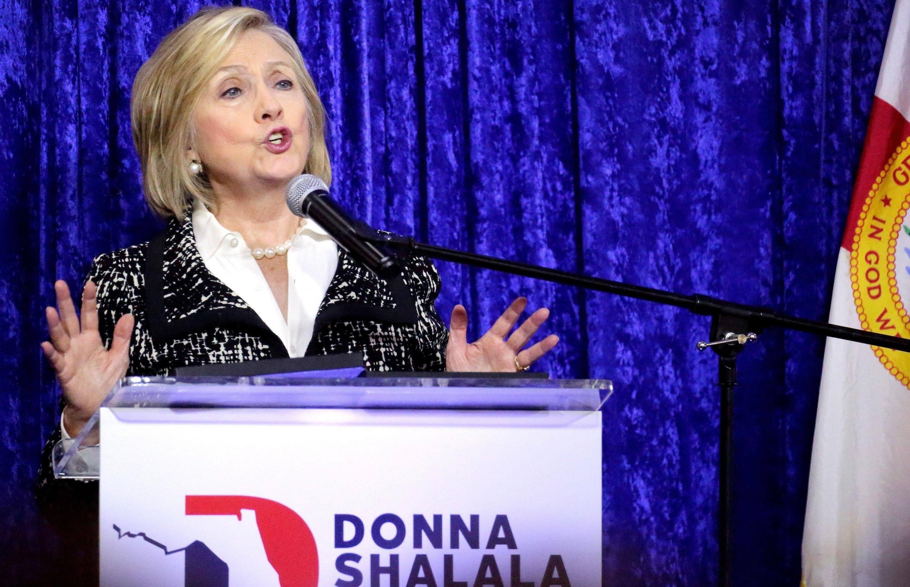 La excandidata presidencial demócrata Hillary Clinton instó hoy a los ciudadanos a salir "a decir basta" contra "el radicalismo, la intolerancia y la corrupción".(Fuente: EFE)