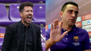 La discusión entre Simeone y Xavi por el estilo de juego: “El de Atlético no era para los equipos grandes”