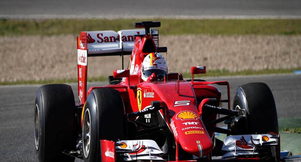 Sebastian Vettel realizó el mejor tiempo en el entrenamiento de la F1. (Foto: EFE)