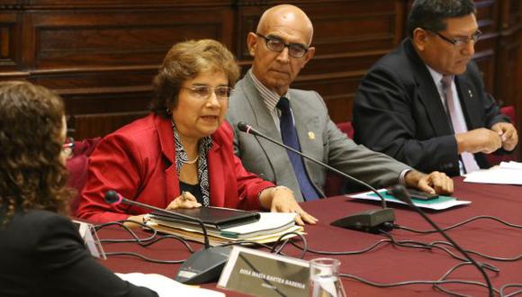 La ex vicecontralora de la República, Rosa Urbina, se presenta en la Comisión Lava Jato. (Foto: Congreso de la República)