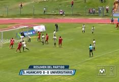 Sport Huancayo vs Universitario: resultado y resumen del partido por el Torneo Apertura