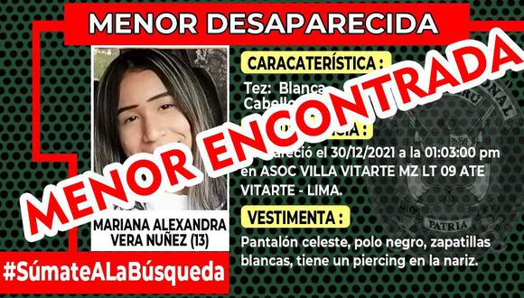 Liliana del Rosario Núñez Rivero, madre de la adolescente, dio a conocer el año pasado la denuncia de la desaparición de su hija. (Foto: PNP)