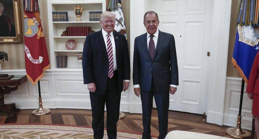 Donald Trump y Serguéi Lavrov se reunieron la semana pasada en la Casa Blanca (Foto: EFE)