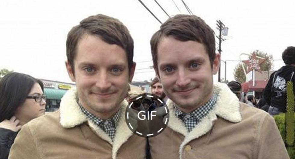 Este es el GIF que te demostrará que Elijah Wood (Bilbo Bolsón) es muy parecido a Daniel Radcliffe (Harry Potter). (Foto: difusión)