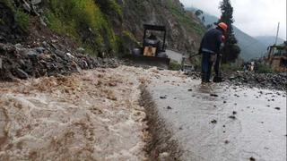 Carretera Central: tránsito restringido debido a deslizamiento