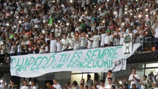 Atlético celebró el título de Chapecoense en Copa Sudamericana