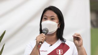 Keiko Fujimori sobre debate con Pedro Castillo afuera del Penal Santa Mónica: “Veremos si se atreve a llegar”