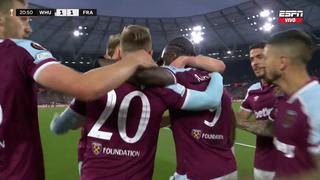 Gol Michail Antonio para West Ham: anotó el 1-1 ante Eintracht Frankfurt | VIDEO