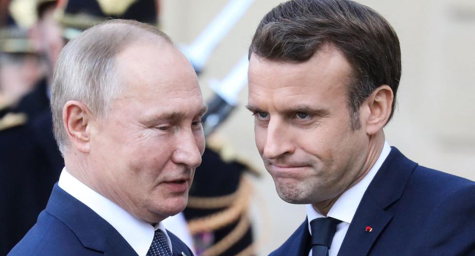 Macron denounces Putin’s “moral and political cynicism” about humanitarian corridors in Ukraine