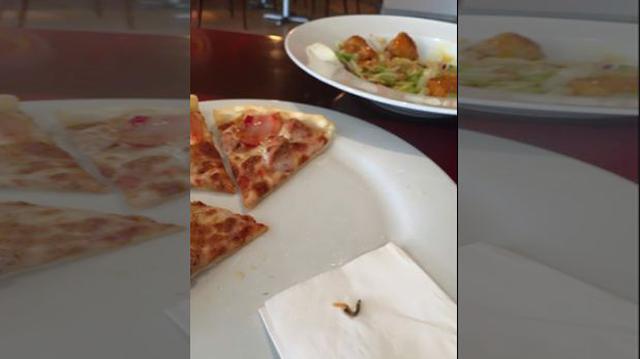 Facebook: denuncia por gusano hallado en pedido de Pizza Hut - 1