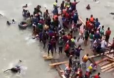 Dos muertos y 15 heridos por naufragio de balsa en fiestas en Colombia