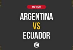Argentina vs. Ecuador Femenino en vivo: ¿A qué hora empezará el partido y por qué canales puedo verlo?